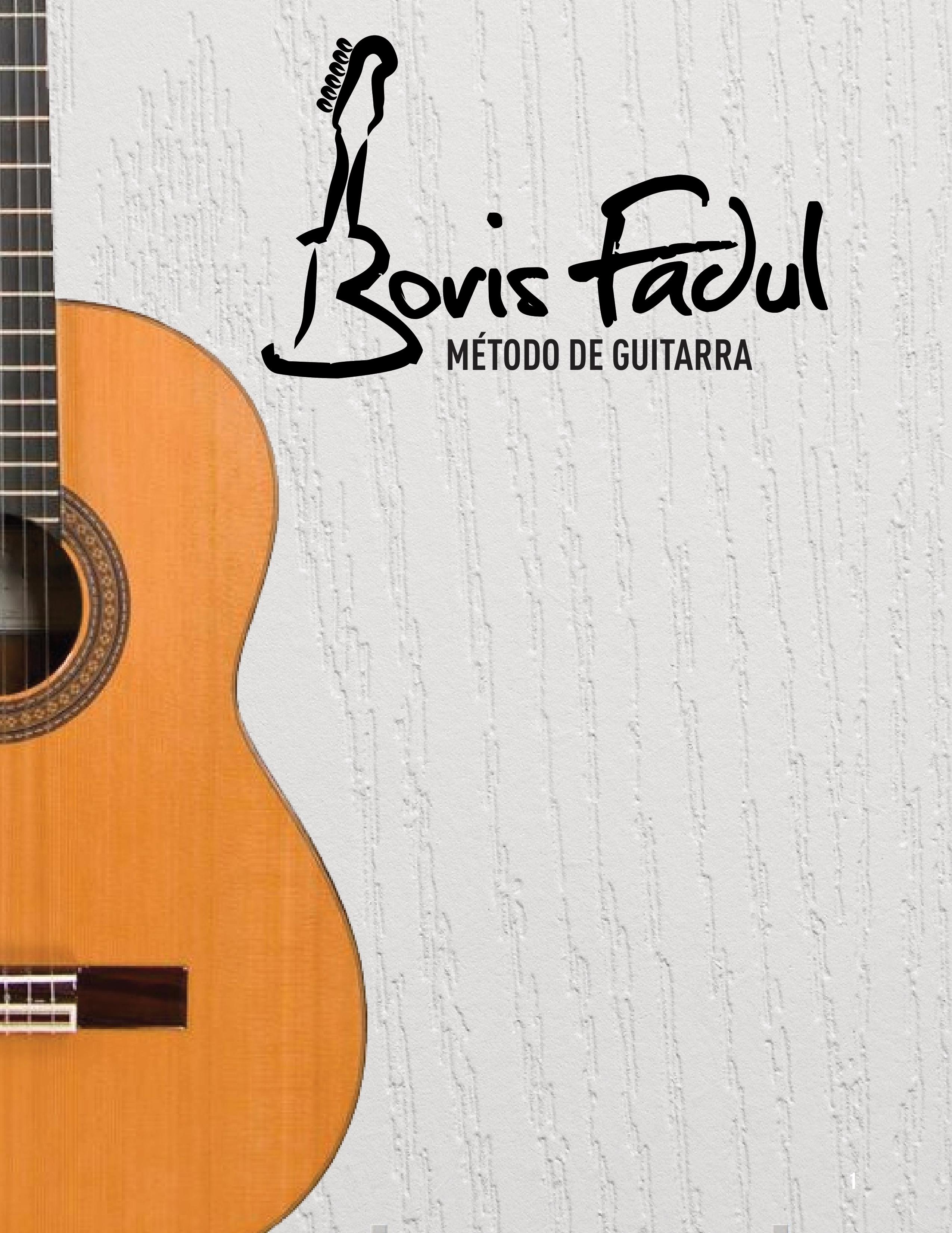 Preview del método de guitarra Boris Fadul